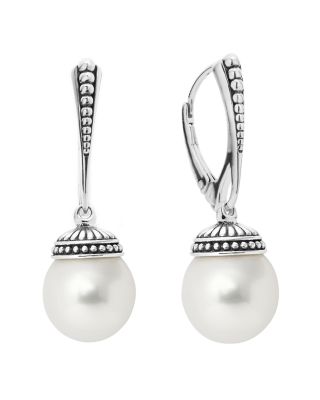 LAGOS - LAGOS Sterling Silver Luna Freshwater Cultured Pearl Drop Earrings