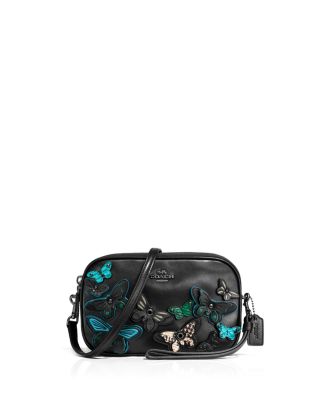 coach butterfly applique crossbody