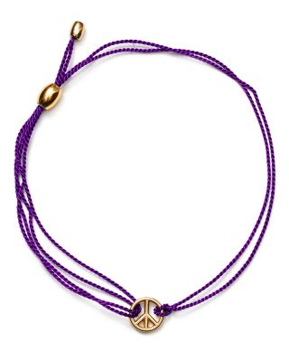 ALEX and ANI - Kindred Cord Peace Sign Bracelet, Charity By Design Collection