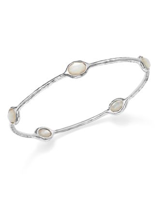 IPPOLITA Sterling Silver Rock Candy Five Stone Bangle in Mother-Of ...