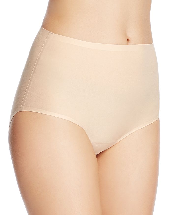 CHANTELLE Cottons SOFT STRETCH ONE-SIZE HIGH-RISE BRIEFS, SET OF 5
