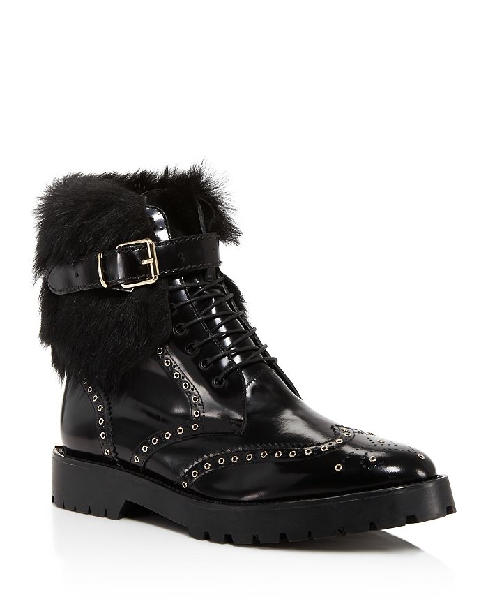 Burberry fur boots sales
