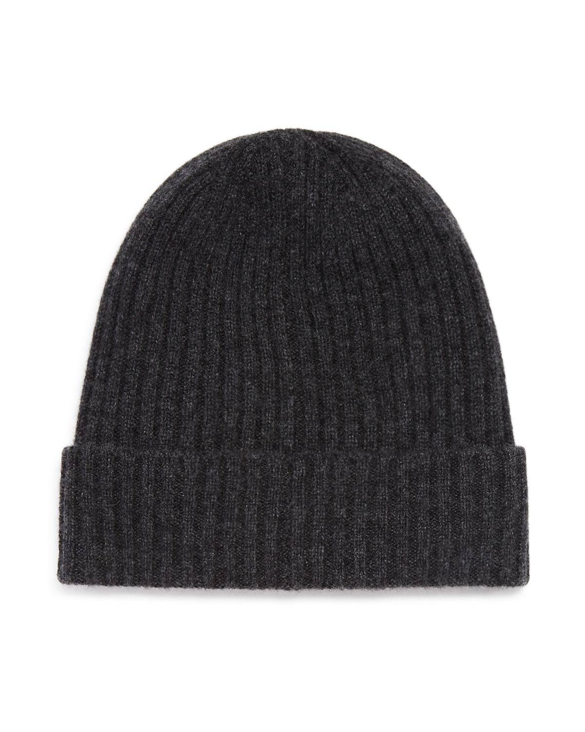 The Men's Store at Bloomingdale's Ribbed Cashmere Cuffed Hat - Exclusive
