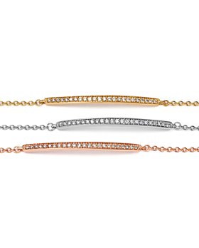 Bloomingdale's - Diamond Bar Bracelet in 14K Gold, .25 ct. t.w. - 100% Exclusive