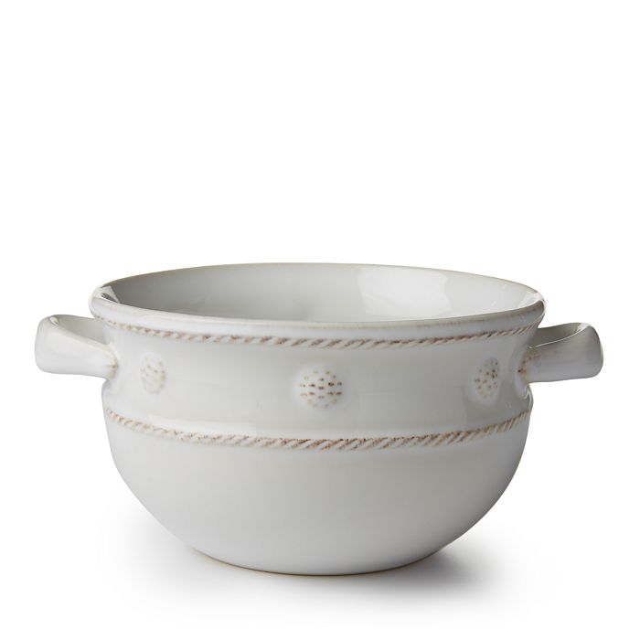 Juliska Berry & Thread 2-handle Soup/chili Bowl In White