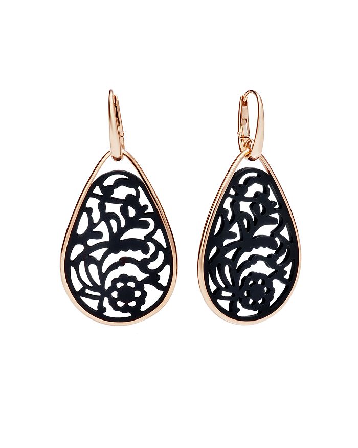 Pomellato Victoria Earrings with Jet in 18K Rose Gold Bloomingdale s