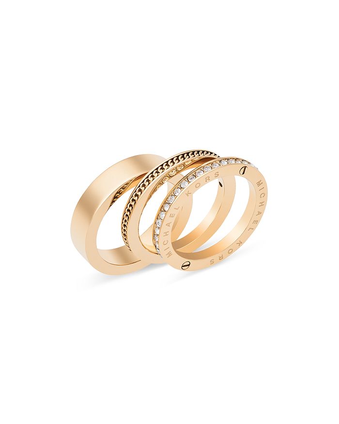 Michael kors stacking hot sale rings