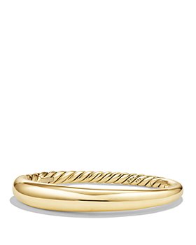 David Yurman - Pure Form Smooth Bracelet in 18K Gold