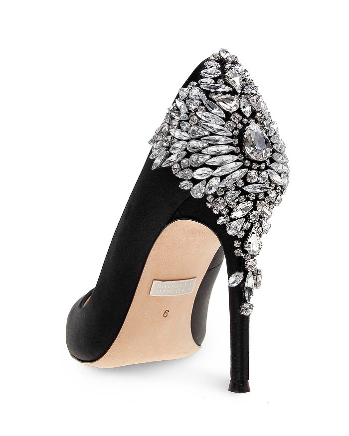 collection gabi embellished pointed toe flat badgley mischka