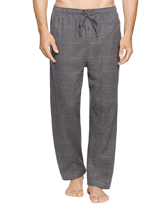 Polo Ralph Lauren Charcoal Midnight Flannel Pajama Pants | Bloomingdale's
