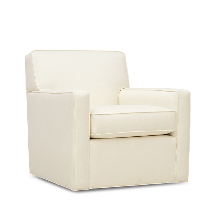 Mitchell Gold Bob Williams Mitchell Gold + Bob Williams Felix Full Swivel Chair In Lagrange Ecru