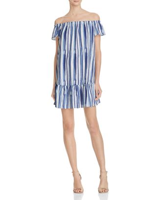 Aqua Block Butta Up Down Dress