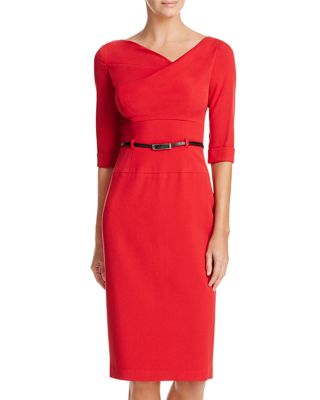 Jackie Belted Sheath Dress