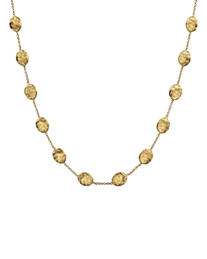 Marco Bicego Siviglia Collection Large Bead Necklace In 18k Yellow Gold, 16 In Gold With Extender