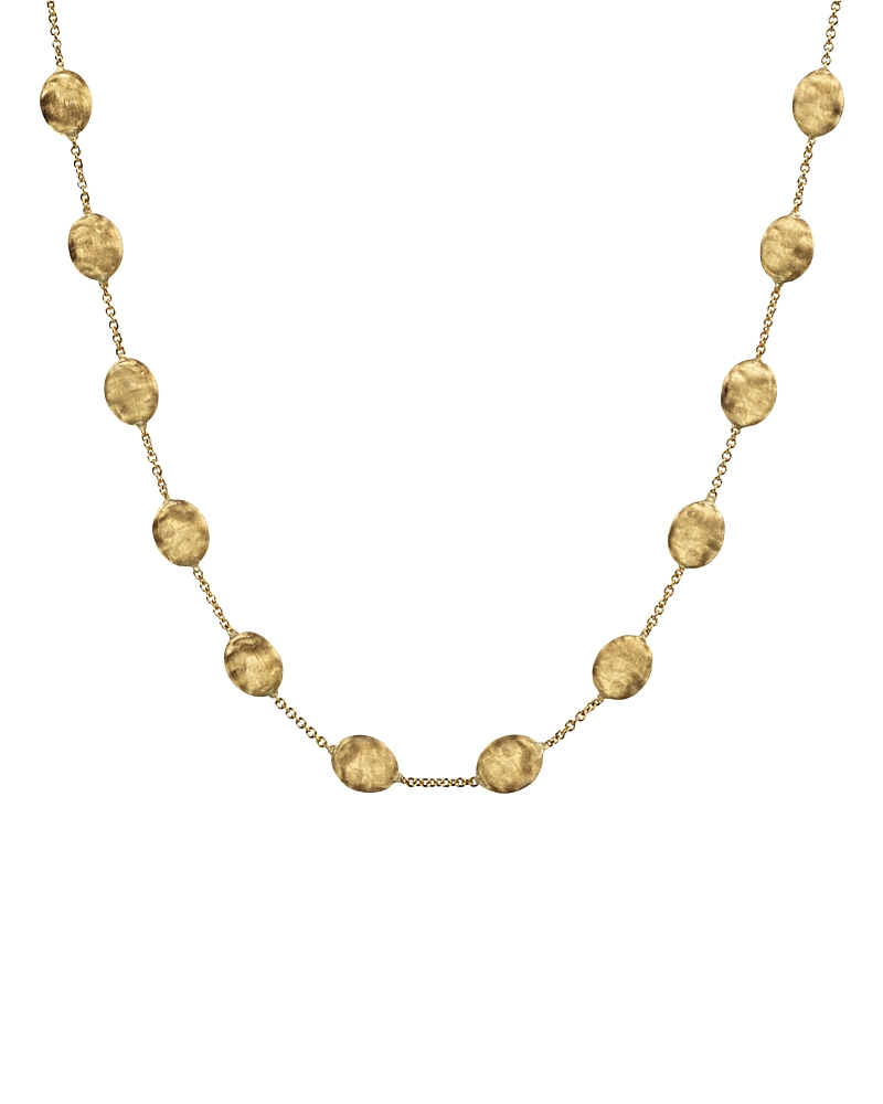 Marco Bicego Siviglia Collection Large Bead Necklace In 18k Yellow Gold, 16 In Gold With Extender