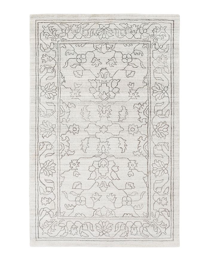 Surya Hightower Area Rug, 4' X 6' In Charcoal/light Gray