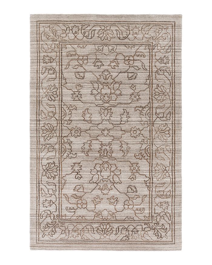 Surya Hightower Area Rug, 4' X 6' In Light Gray/taupe/olive