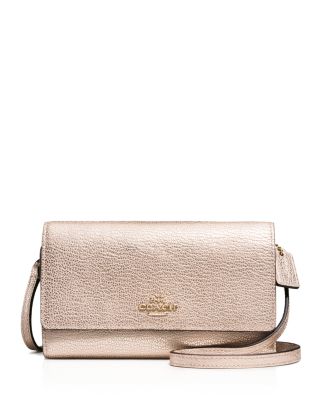 Coach Hayden Metallic Leather Crossbody Bag