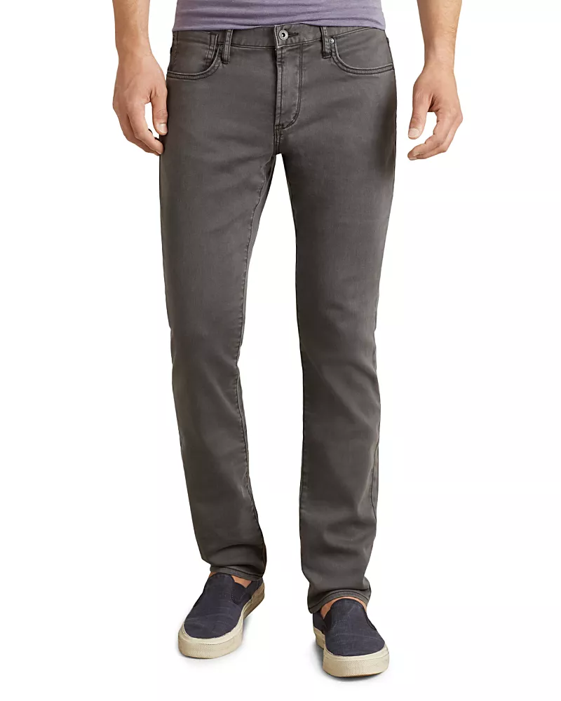 John Varvatos Star Usa Bowery Straight Fit Jeans in Shark