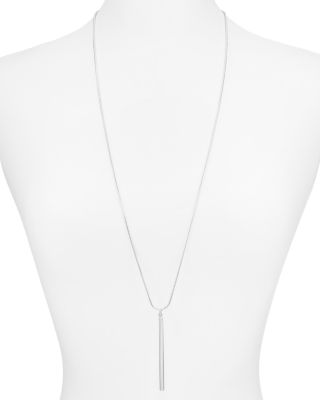Argento Vivo Bar Pendant Necklace, 32