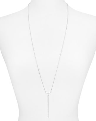 Argento Vivo Bar Pendant Necklace 32