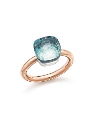 Pomellato - Nudo Classic Gemstone Ring in 18K Rose & White Gold