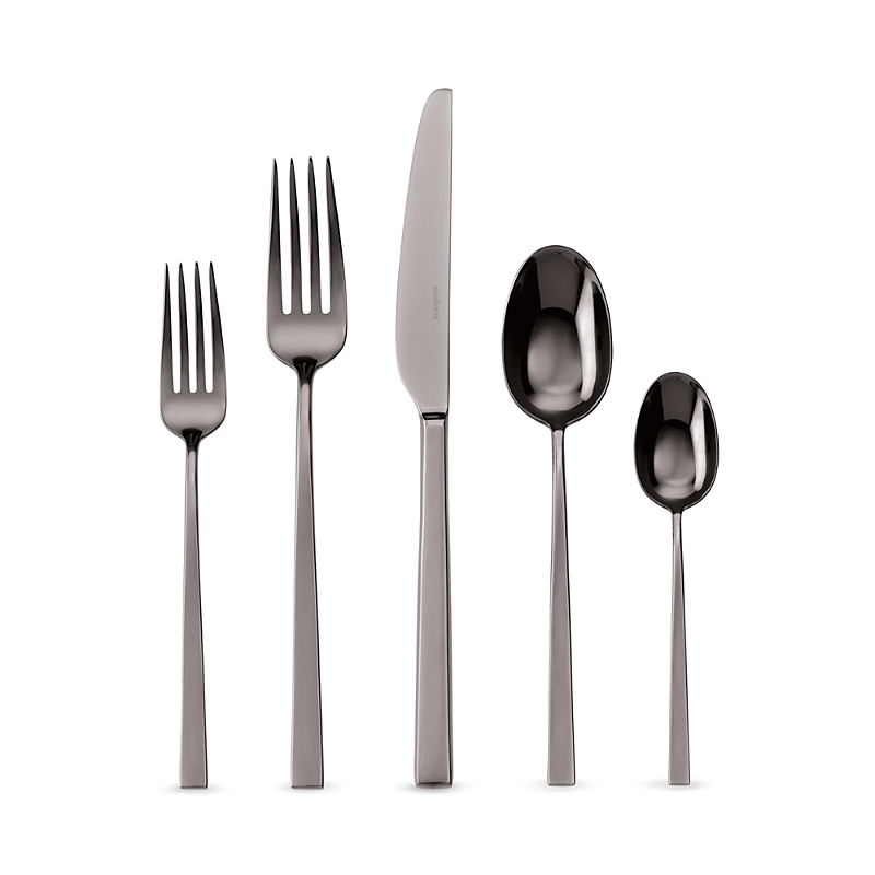 Sambonet Linea Q Black 5-piece Place Setting