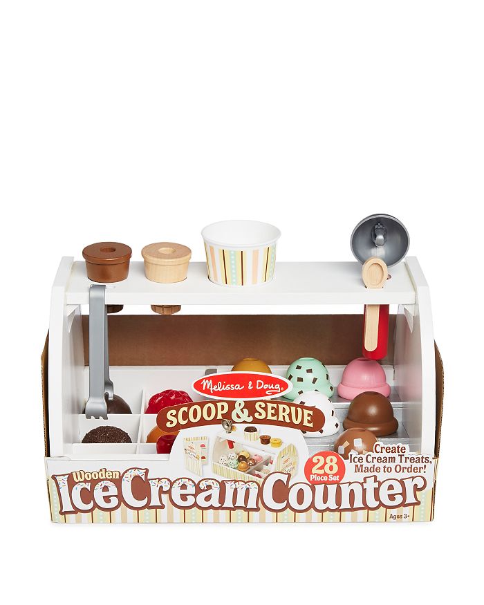 Melissa And Doug Scoop And Serve Ice Cream Counter Play Set Ages 3 In
