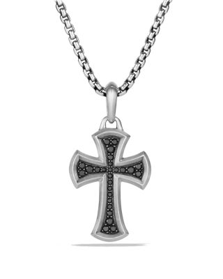 david yurman cross necklace diamond