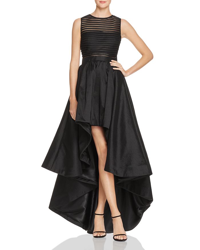Avery g outlet high low gown