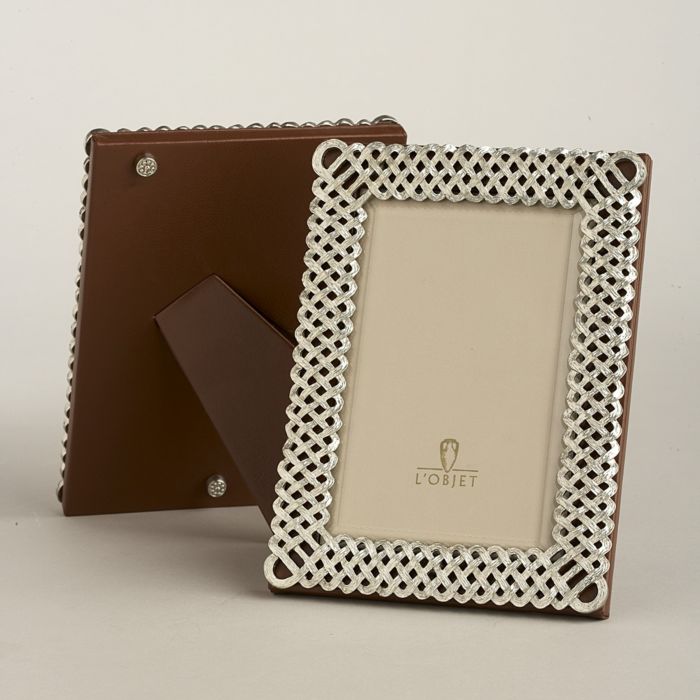 L'Objet Platinum Braid Frame