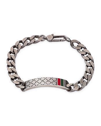 Gucci Men&#39;s Bracelet with Diamantissima Motif | Bloomingdale&#39;s