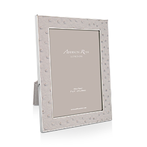 Addison Ross Ostrich Frame, 4 X 6 In Gray