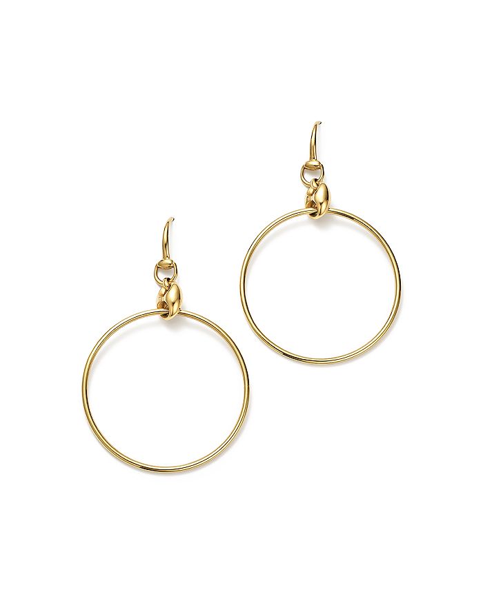 Gucci - 18K Yellow Gold Marina Chain Hoop Earrings