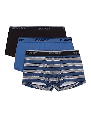2(X)Ist Cotton Stretch No Show Trunks, Pack of 3