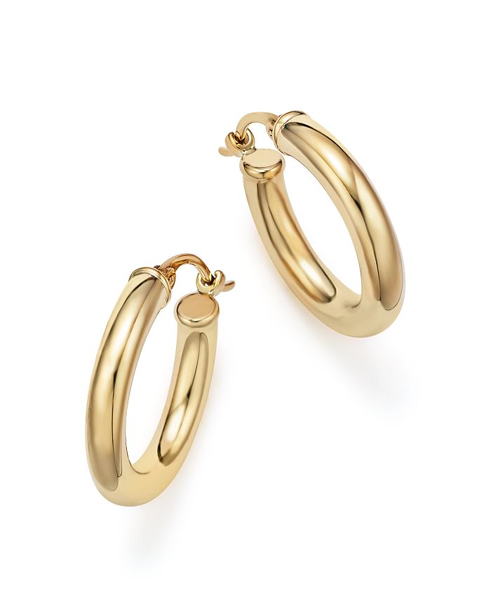 Bloomingdale's 14k Yellow Gold Tube Hoop Earrings - 100% Exclusive
