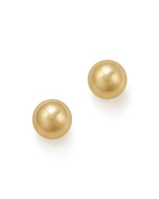 Bloomingdale's Fine Collection - 14K Yellow Gold Ball Stud Earrings - Exclusive