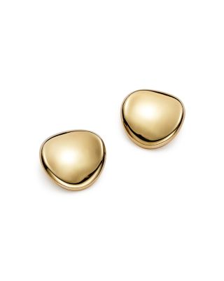 Bloomingdale's Fine Collection - 14K Yellow Gold Daped Disc Earrings