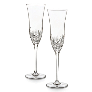 Waterford Lismore Essence Flutes, Set Of 2 In Oxford