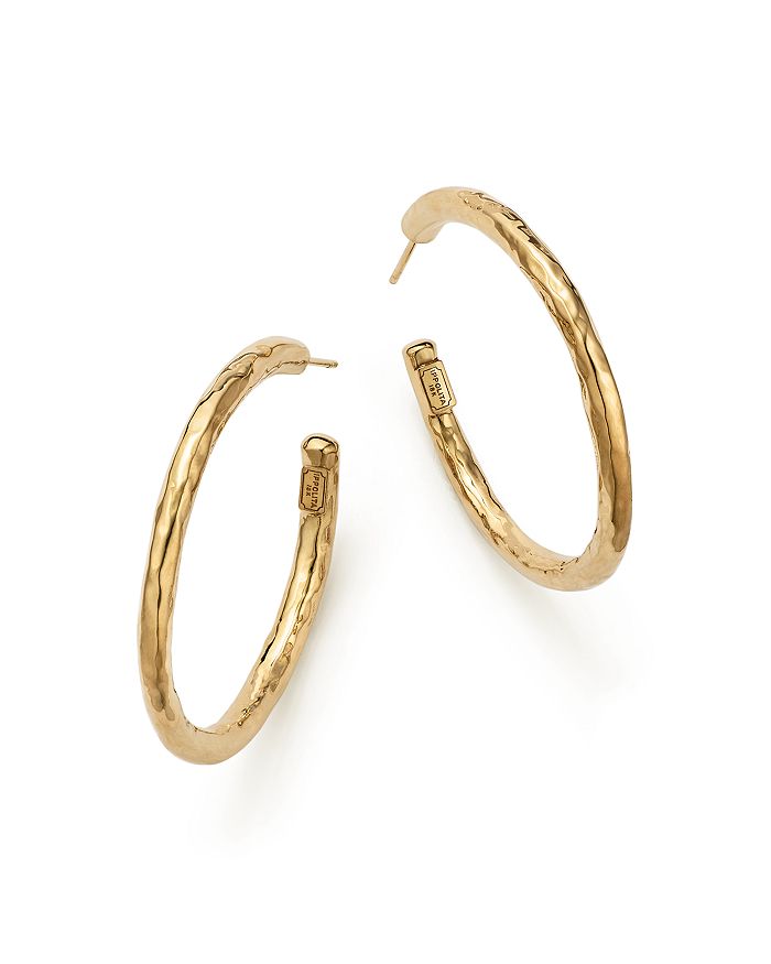 Shop Ippolita 18k Yellow Gold Glamazon #3 Hoop Earrings