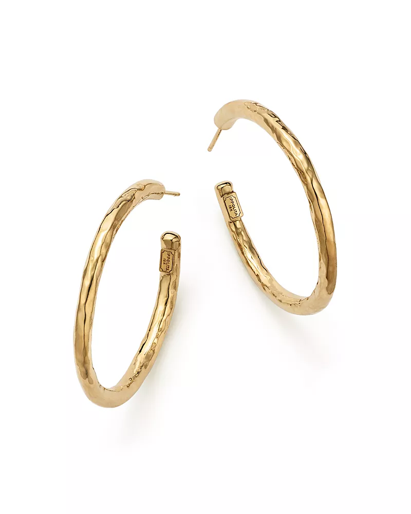 Ippolita 18K Yellow Gold Glamazon #3 Hoop Earrings