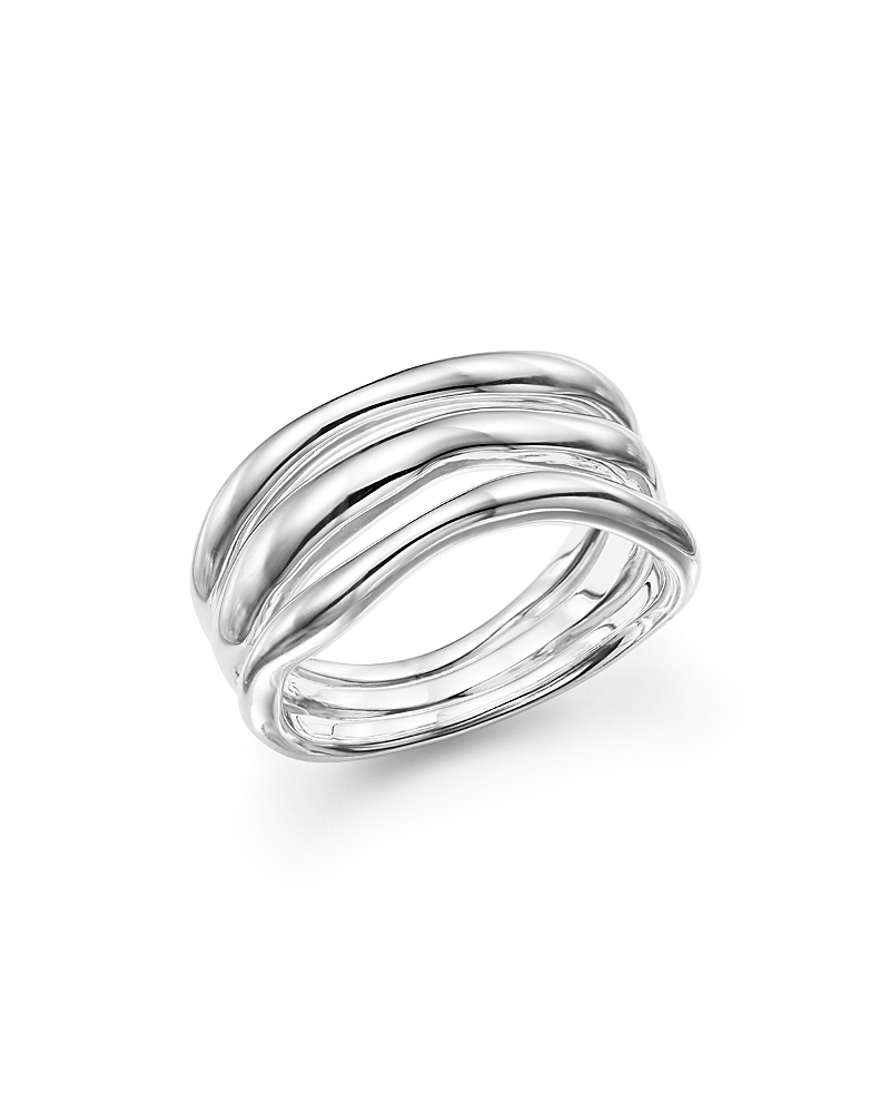Ippolita Glamazon Sterling Silver Triple-Band Squiggle Ring