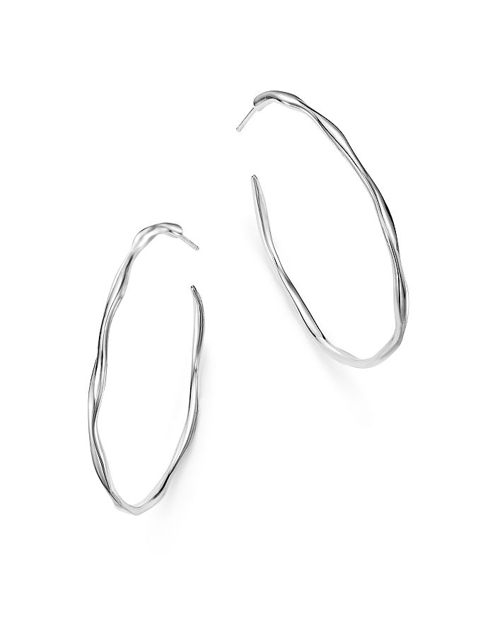 Shop Ippolita Sterling Silver #4 Hoop Earrings
