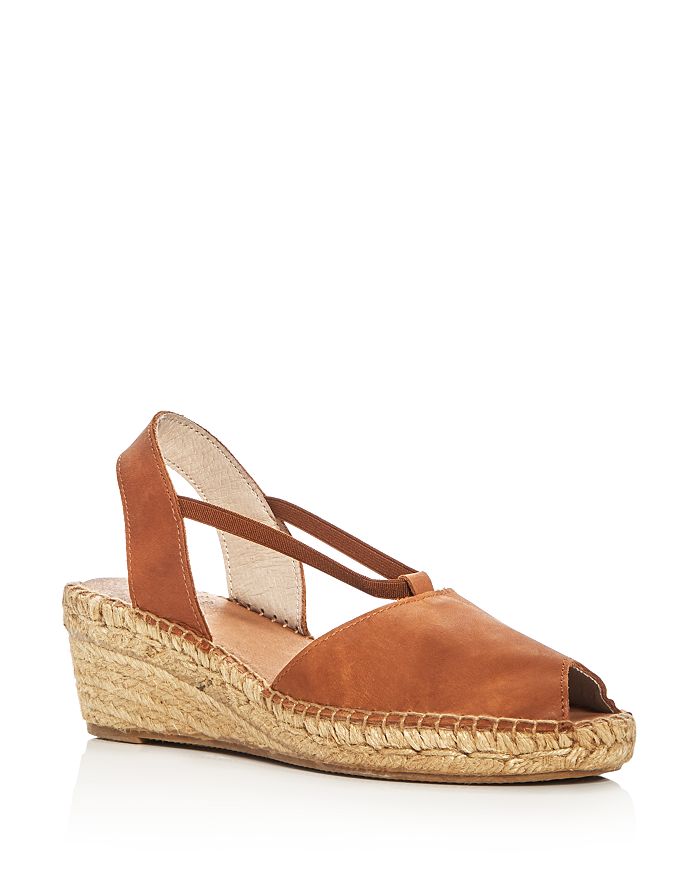 ANDRE ASSOUS WOMEN'S DAINTY LEATHER SLINGBACK ESPADRILLE SANDALS,DAINTY-A