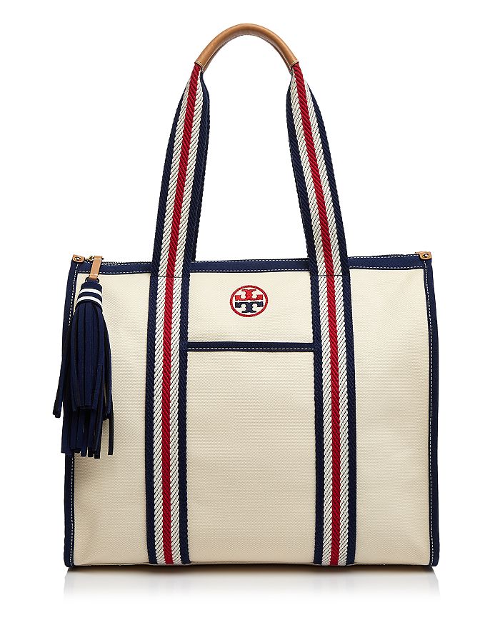 Tory Burch Embroidered-T Tote | Bloomingdale's
