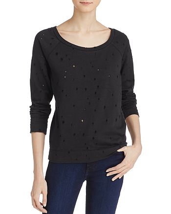 AQUA - Distressed Sweatshirt - 100% Exclusive