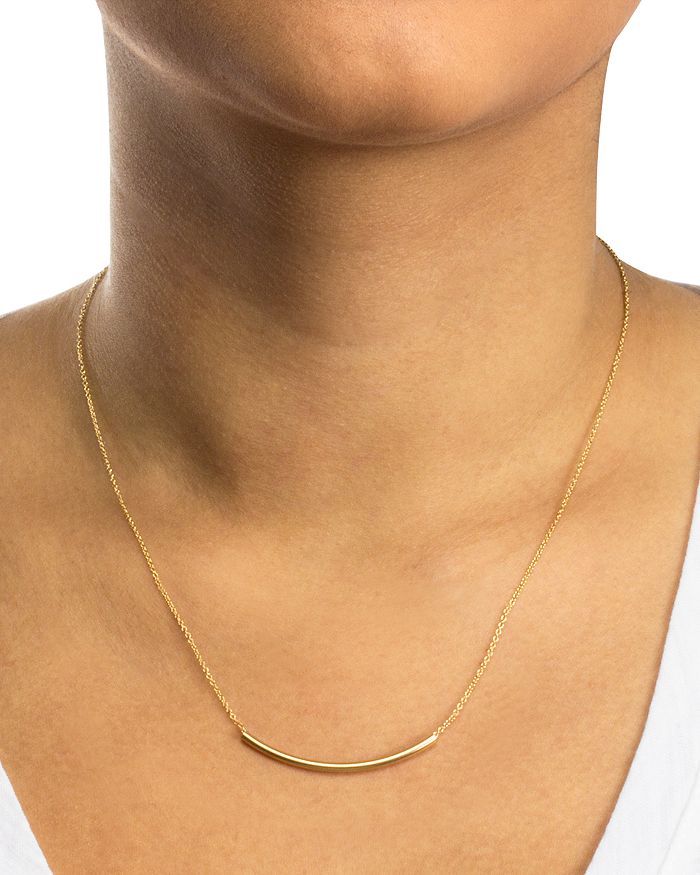 Dogeared Balance Tube Chain Necklace In Gold ModeSens