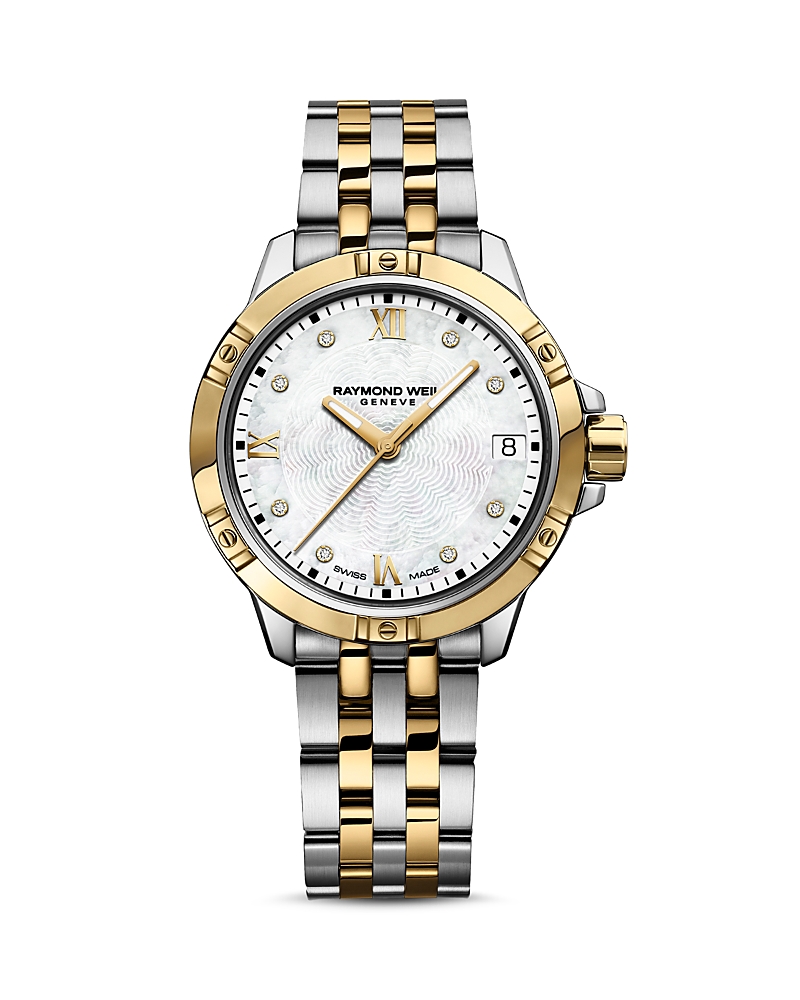 Raymond Weil Women's Tango Diamond & Mother-of-pearl Stainless Steel Bracelet Watch In White/gold