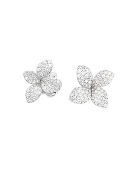 Pasquale Bruni - 18K White Gold Secret Garden Pavé Diamond Earrings