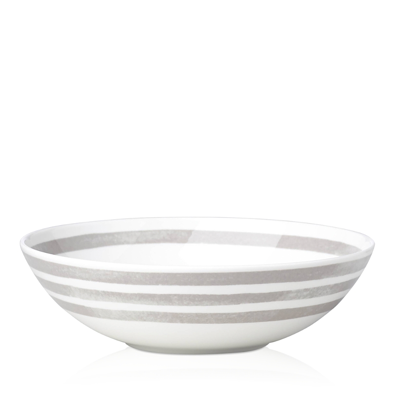 Kate Spade New York Charlotte Street Grey Individual Pasta Bowl In Gray North